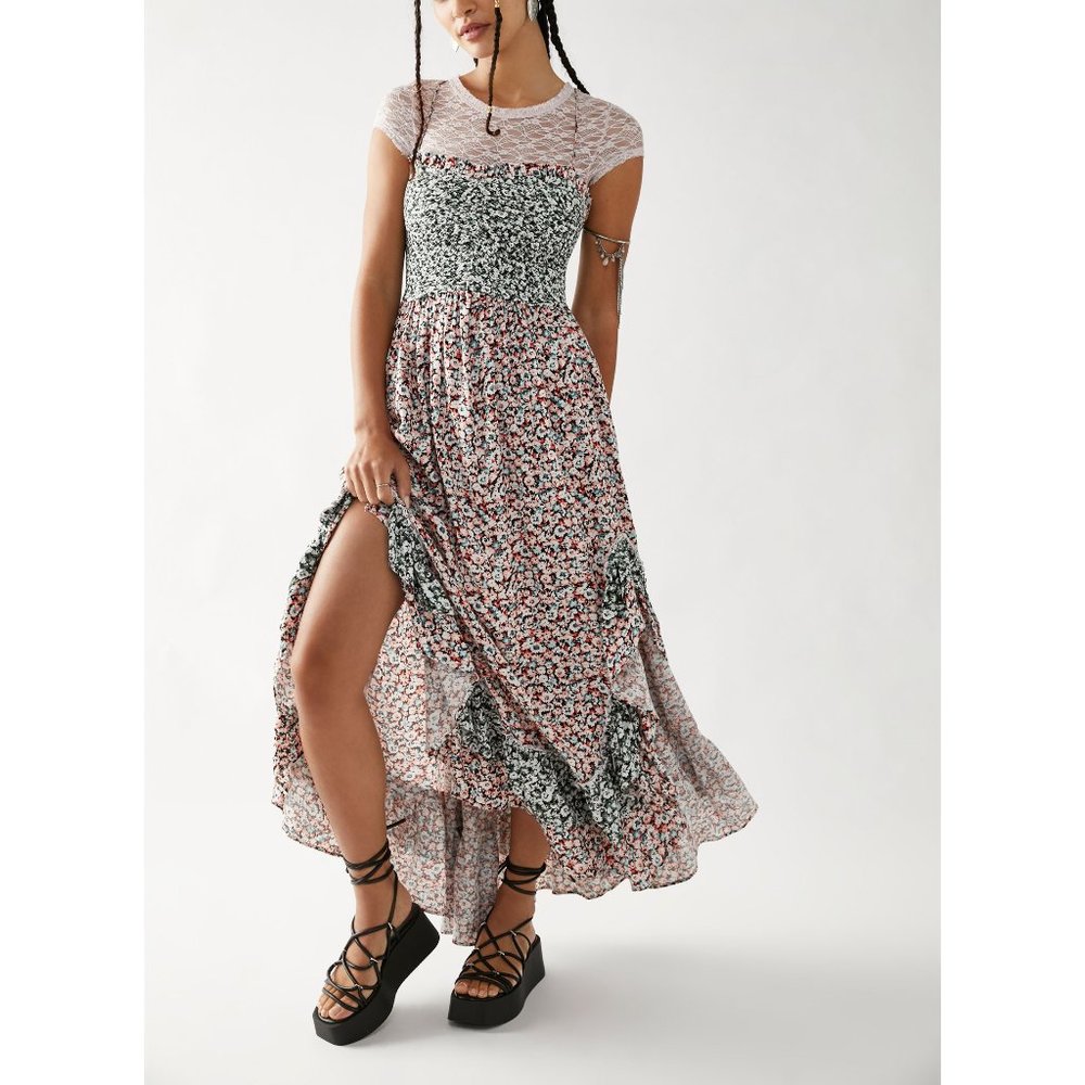 🆕 FREE PEOPLE One I Love Dress / Classic Combo size L